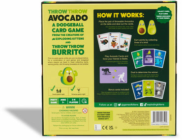 Throw Throw Avocado (By Exploding Kittens)