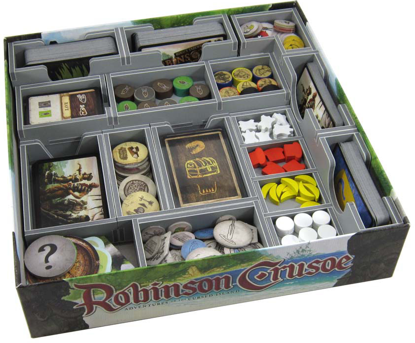 Folded Space Game Inserts - Robinson Crusoe