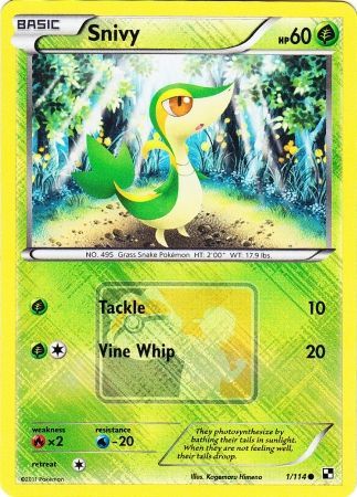 Snivy (1/114) (League Promo) [Black & White: Base Set]