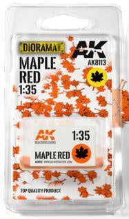 AK Interactive: Vegetation (Leaves) Maple Red 1:35