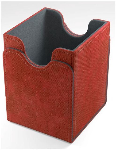 Gamegenic Squire Holds 100 Sleeves Convertible Deck Box Red
