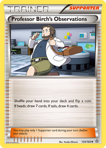 Professor Birch's Observations (134/160) [XY: Primal Clash]