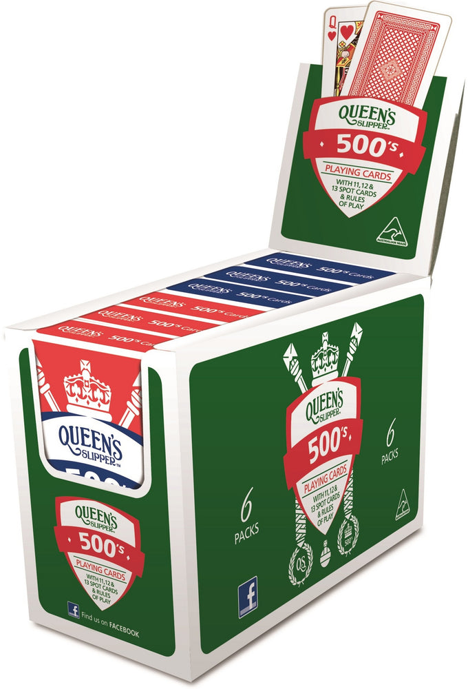 Queens Slipper Playing Cards 500