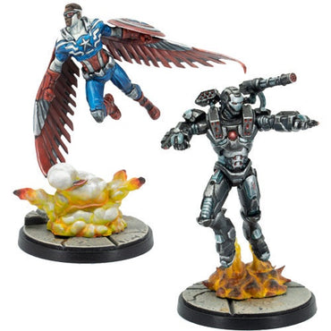 Marvel Crisis Protocol Captain America and War Machine