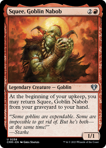 Squee, Goblin Nabob [Commander Masters]