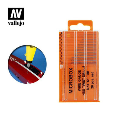 Vallejo Tools Microbox drill set (20) 61-80