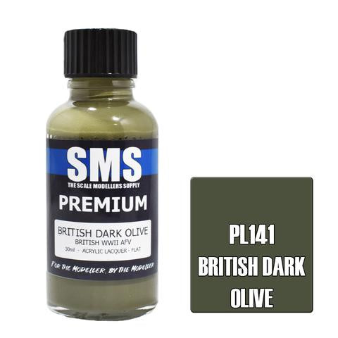 PL141 Premium Acrylic Lacquer BRITISH DARK OLIVE 30ml