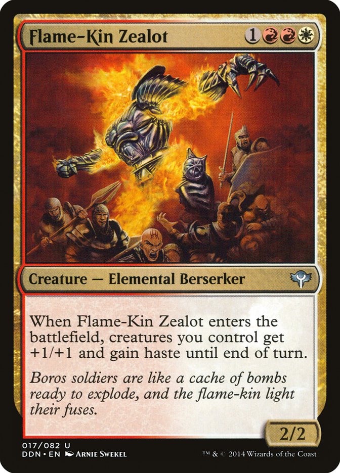 Flame-Kin Zealot [Duel Decks: Speed vs. Cunning]