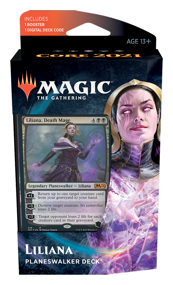 Magic Core Set 2021 Liliana Planeswalker Deck