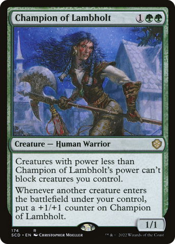 Champion of Lambholt [Starter Commander Decks]