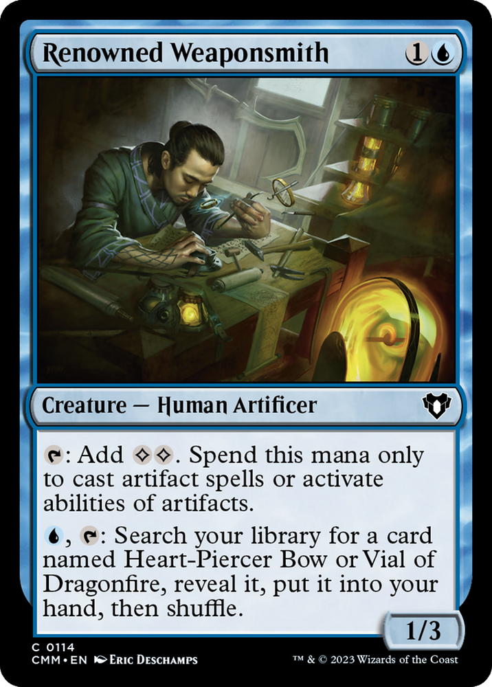 Renowned Weaponsmith [Commander Masters]
