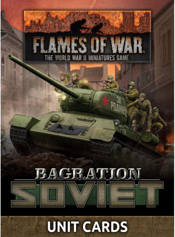 Bagration: Soviet Unit Cards (67 X Cards)