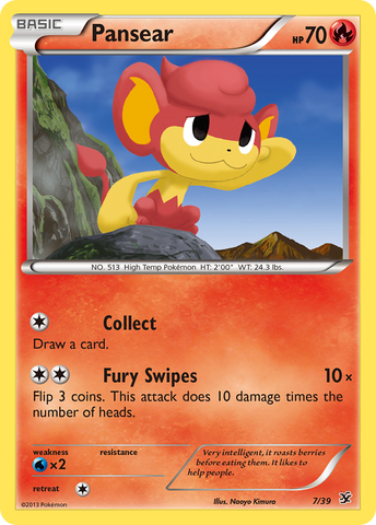 Pansear (7/39) [XY: Kalos Starter Set]