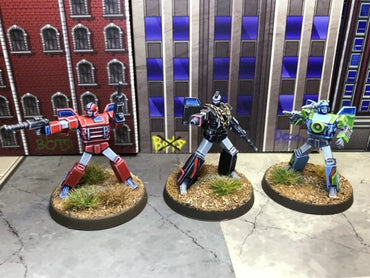 Bot War! Valiants Ironskin, Code Red, Phantom