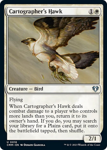 Cartographer's Hawk [Commander Masters]