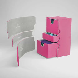 Gamegenic Stronghold 200+ Convertible Pink Deck Box