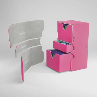 Gamegenic Stronghold 200+ Convertible Pink Deck Box