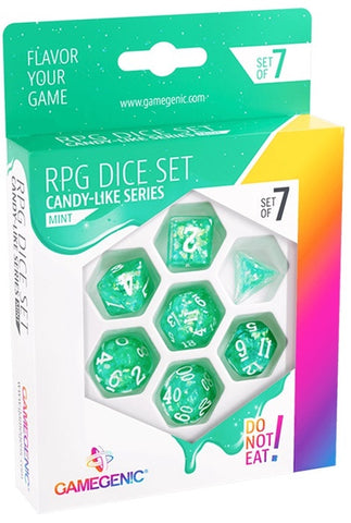 Gamegenic Candy-like Series - Mint - RPG Dice (Set 7)