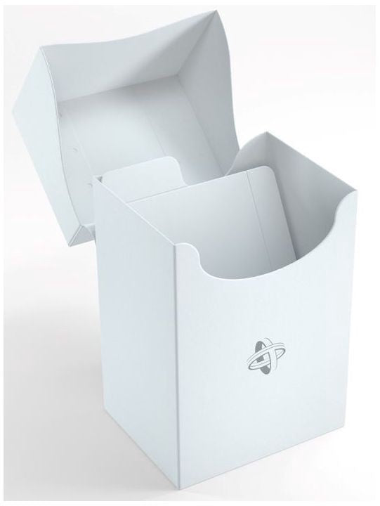 Gamegenic Deck Holder Holds 80 Sleeves Deck Box White