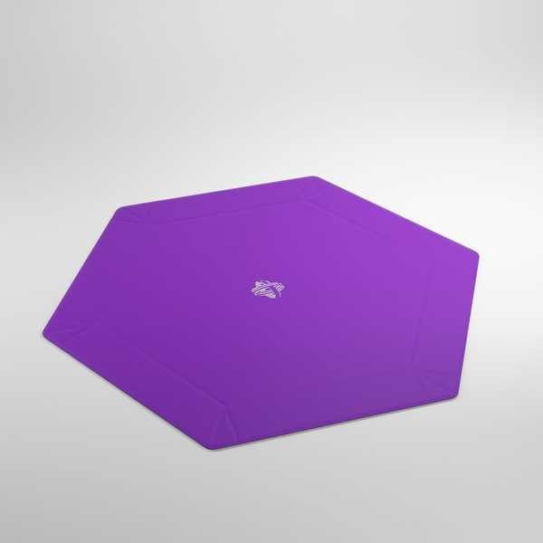 Gamegenic Magnetic Dice Tray Hexagonal Black/Purple