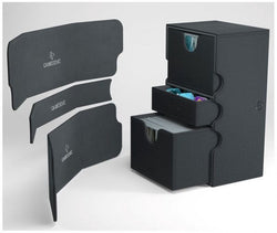 Gamegenic Stronghold Holds 200 Sleeves Convertible Deck Box Black