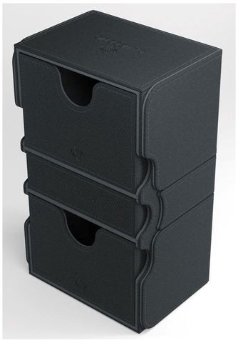 Gamegenic Stronghold Holds 200 Sleeves Convertible Deck Box Black
