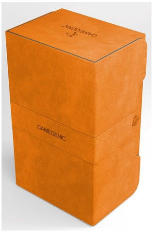Gamegenic Stronghold Holds 200 Sleeves Convertible Deck Box Orange