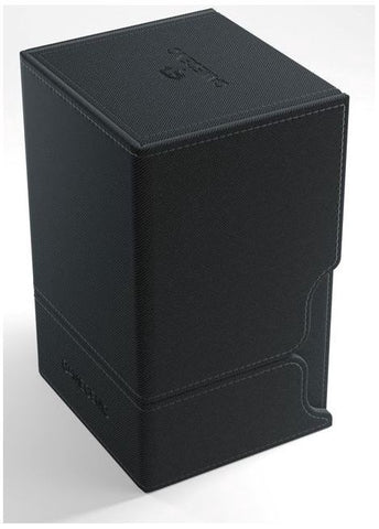 Gamegenic Watchtower Holds 100 Sleeves Convertible Deck Box Black