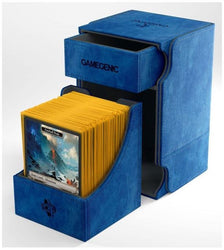 Gamegenic Watchtower Holds 100 Sleeves Convertible Deck Box Blue