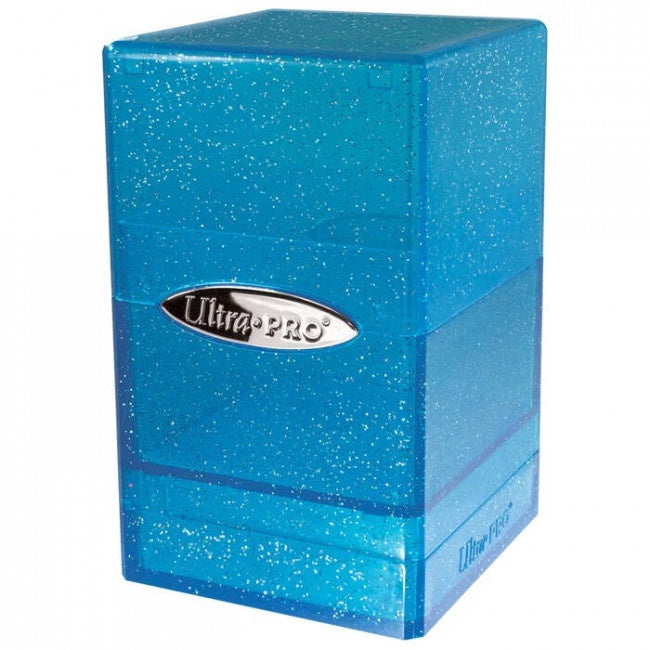 Ultra Pro Deck Box Glitter Satin Tower - Blue