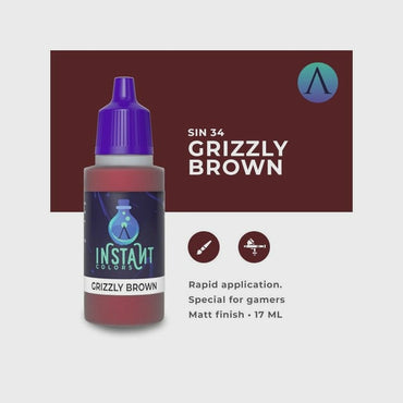 Scale 75 Instant Colors Grizzly Brown 17ml (34)