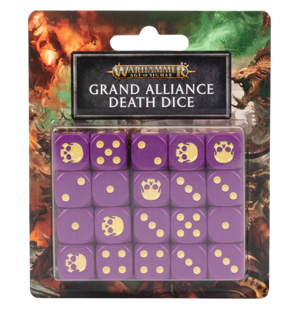 80-21 AOS: GRAND ALLIANCE DEATH DICE SET