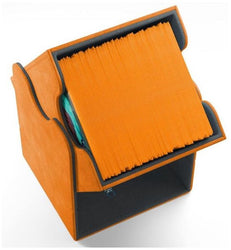 Gamegenic Squire Holds 100 Sleeves Convertible Deck Box Orange