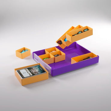 Gamegenic Token Silo Convertible Card Dice Tray Purple Orange