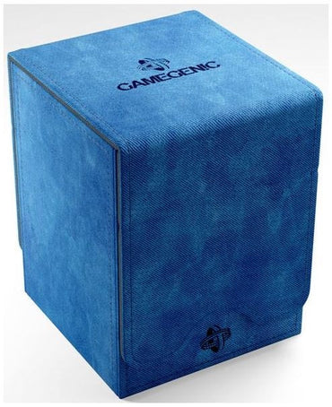Gamegenic Squire Holds 100 Sleeves Convertible Deck Box Blue