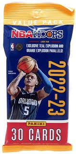 PANINI 2022-23 Hoops Basketball Fat Pack (30 Cards)