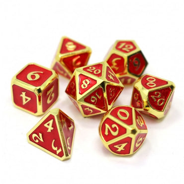 DHD 7 Piece RPG Set: Mythica Gold Ruby