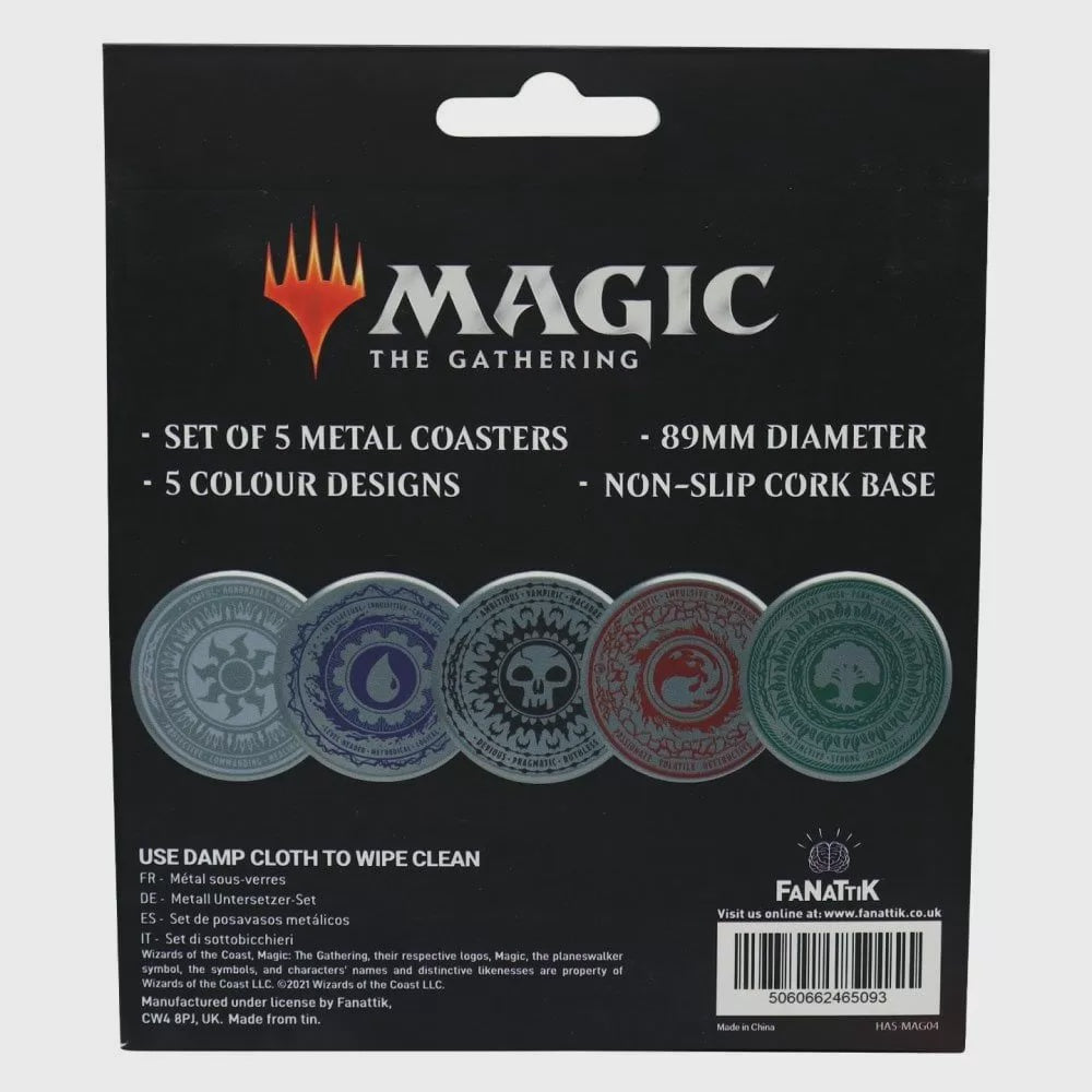 Magic the Gathering Set of 5 Coasters