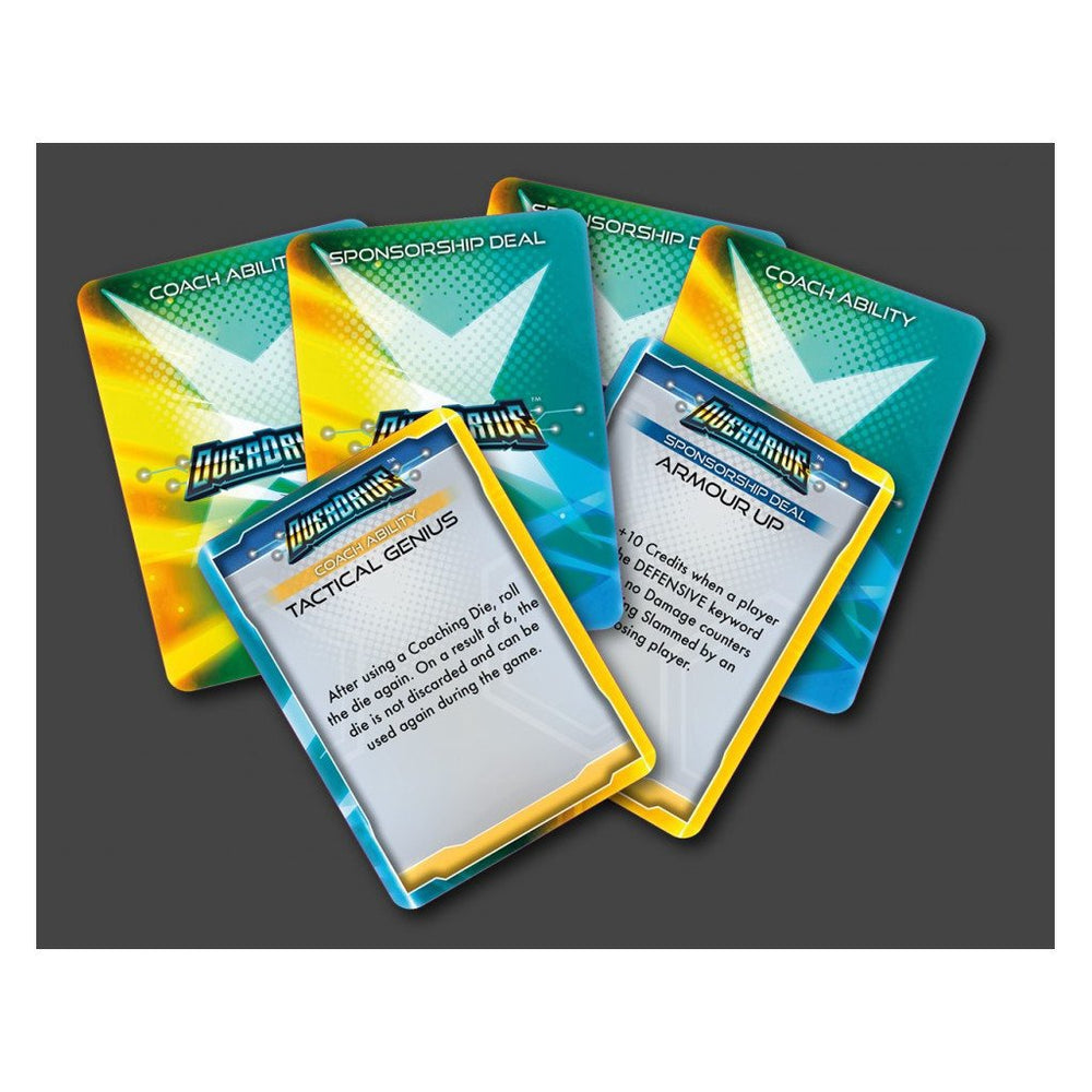 Overdrive: Coach Abilities and Sponsorship Cards