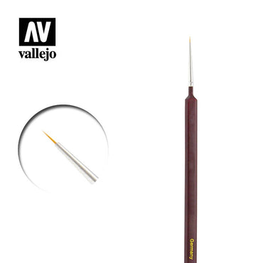 Vallejo Brushes - Precision - Round Synthetic Brush Triangular Handle No.3/0