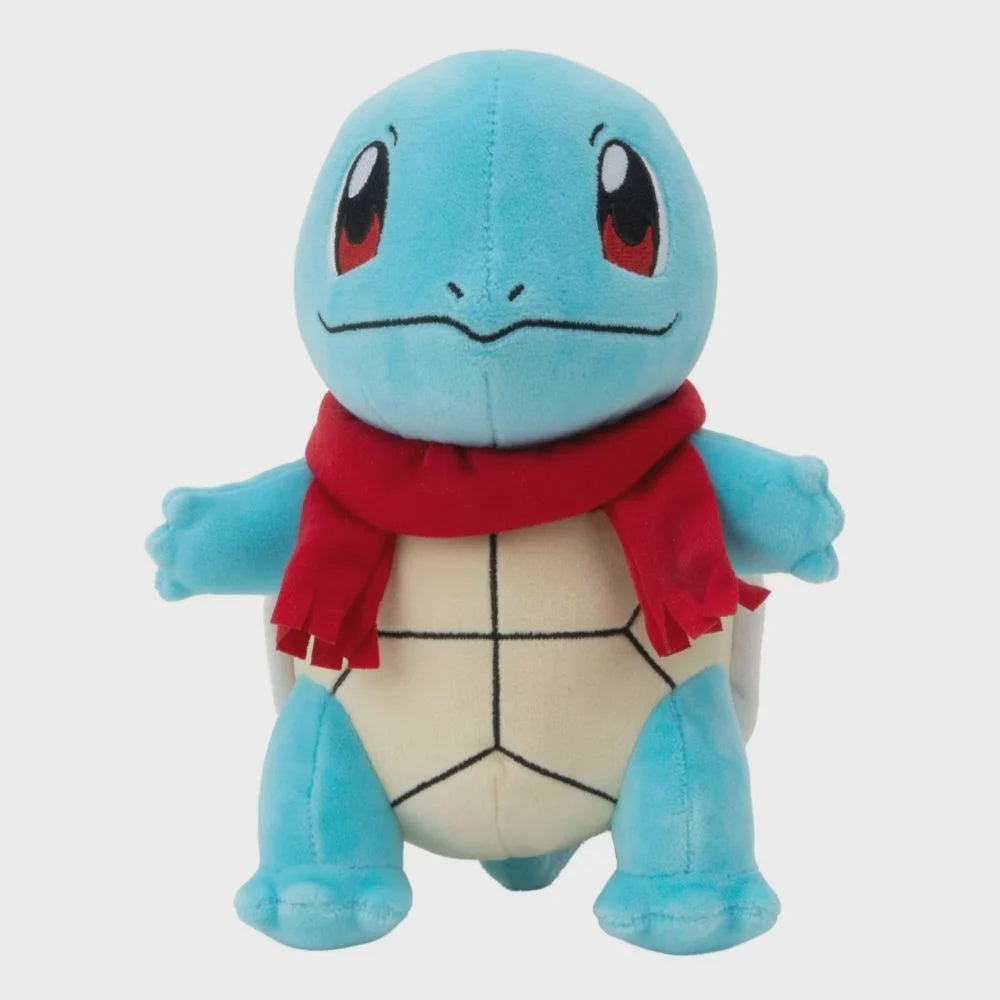Pokemon Squirtle Holiday Scarf 8" Plush