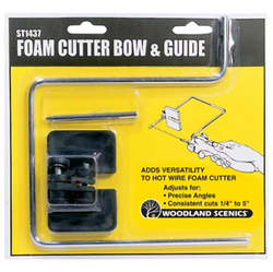 WOODLAND SCENICS FOAM CUTTER BOW & GUIDE