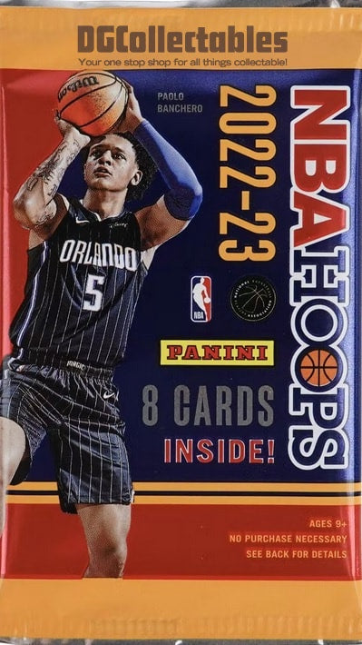 Panini NBA Hoops 2022-2023 Edition Basketball Trading Cards (5 Pack)
