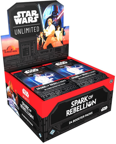Star Wars Unlimited - Spark of Rebellion Booster Display