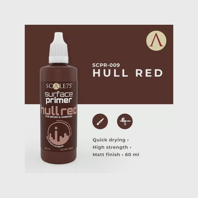 Scale 75 Primer Surface Hull Red 60ml