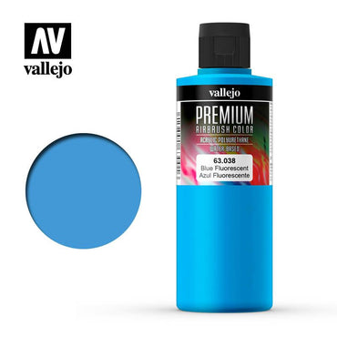 Vallejo Premium Colour - Fluorescent Blue 200ml
