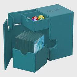 Ultimate Guard Flip n Tray 100+ XenoSkin Monocolor Petrol Deck Box