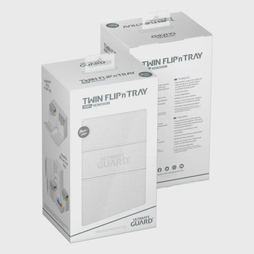 Ultimate Guard Twin Flip n Tray 200+ XenoSkin Monocolor White Deck Box