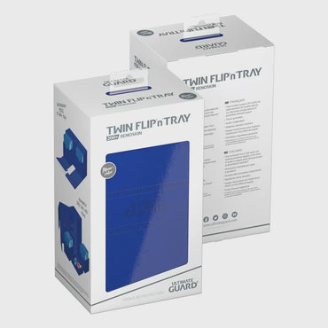 Ultimate Guard Twin Flip n Tray 200+ XenoSkin Monocolor Blue Deck Box
